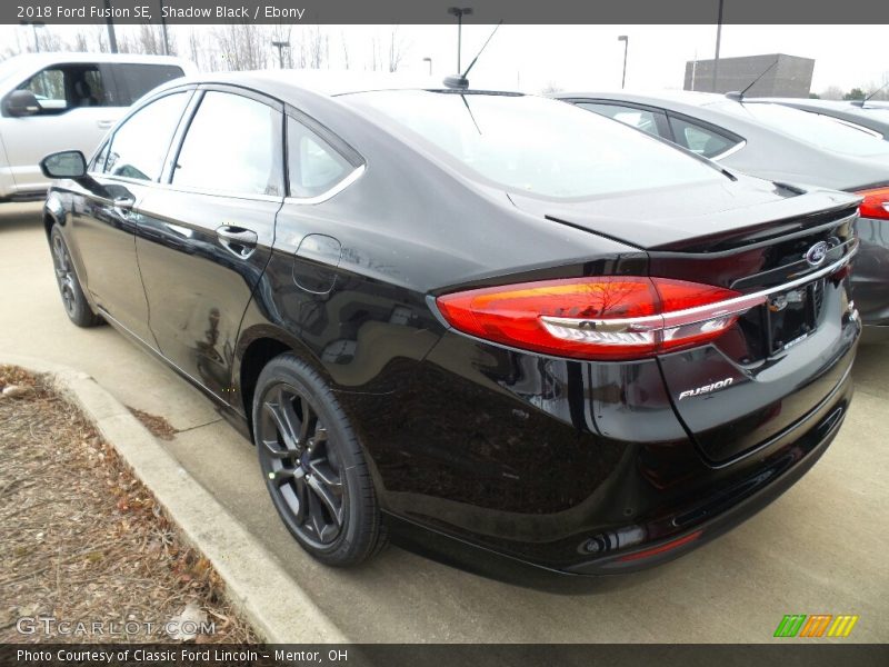Shadow Black / Ebony 2018 Ford Fusion SE