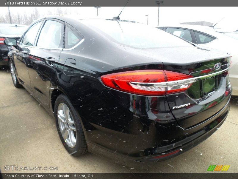 Shadow Black / Ebony 2018 Ford Fusion SE