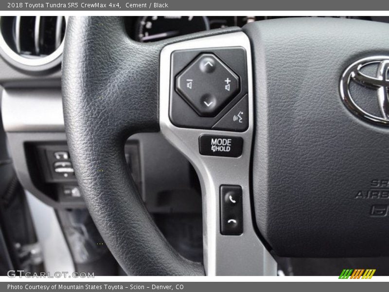 Cement / Black 2018 Toyota Tundra SR5 CrewMax 4x4