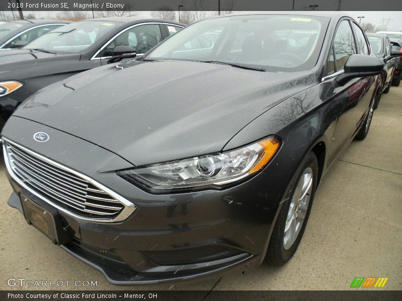 Magnetic / Ebony 2018 Ford Fusion SE