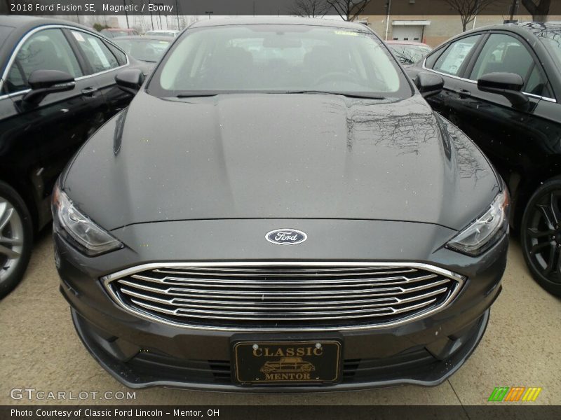 Magnetic / Ebony 2018 Ford Fusion SE