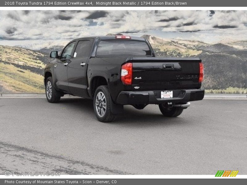 Midnight Black Metallic / 1794 Edition Black/Brown 2018 Toyota Tundra 1794 Edition CrewMax 4x4