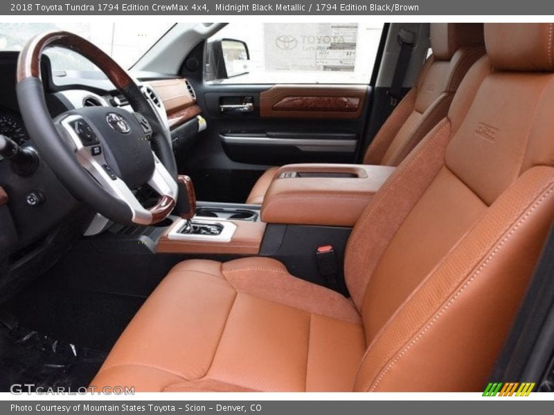 Midnight Black Metallic / 1794 Edition Black/Brown 2018 Toyota Tundra 1794 Edition CrewMax 4x4