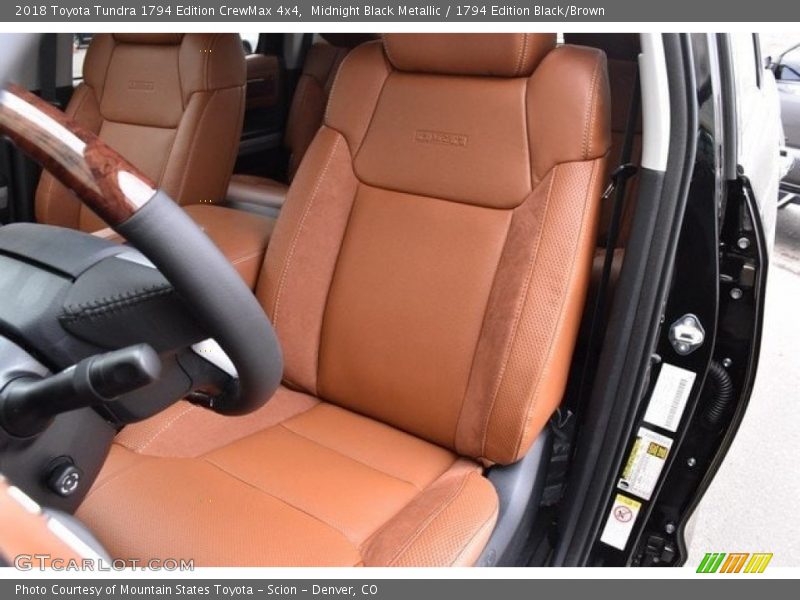 Midnight Black Metallic / 1794 Edition Black/Brown 2018 Toyota Tundra 1794 Edition CrewMax 4x4
