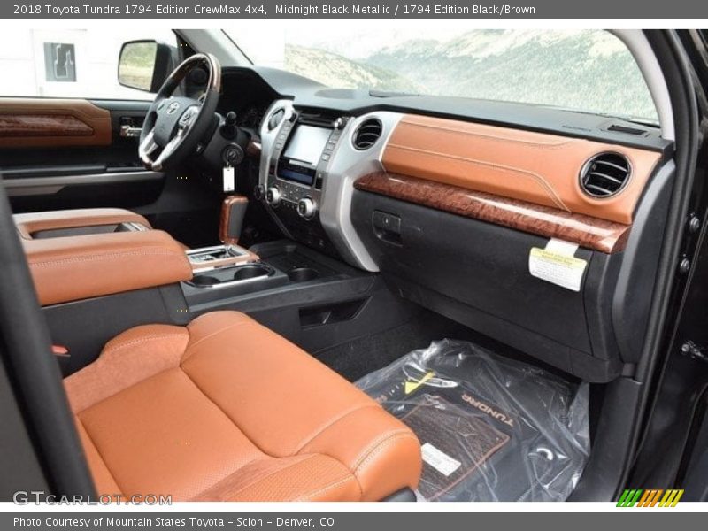 Midnight Black Metallic / 1794 Edition Black/Brown 2018 Toyota Tundra 1794 Edition CrewMax 4x4