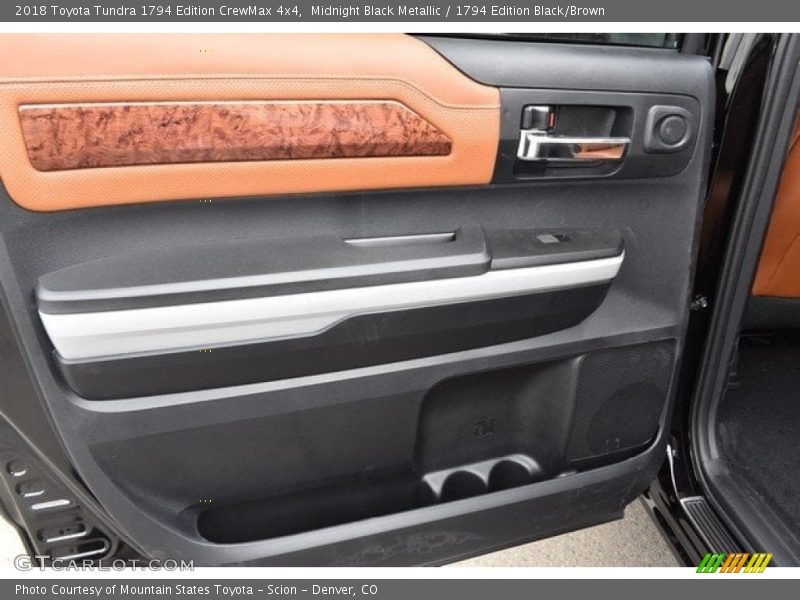 Midnight Black Metallic / 1794 Edition Black/Brown 2018 Toyota Tundra 1794 Edition CrewMax 4x4