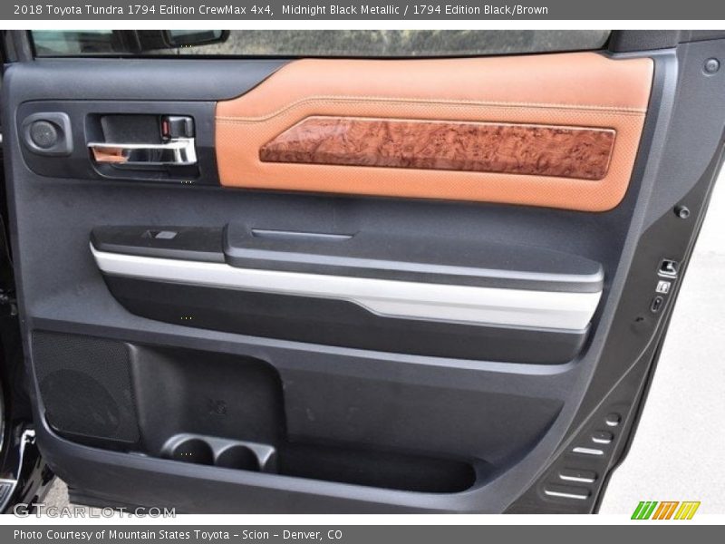 Midnight Black Metallic / 1794 Edition Black/Brown 2018 Toyota Tundra 1794 Edition CrewMax 4x4
