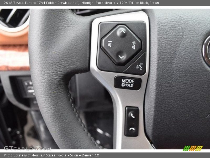Midnight Black Metallic / 1794 Edition Black/Brown 2018 Toyota Tundra 1794 Edition CrewMax 4x4
