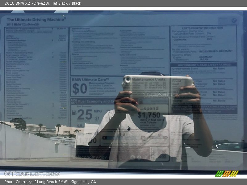 Jet Black / Black 2018 BMW X2 xDrive28i