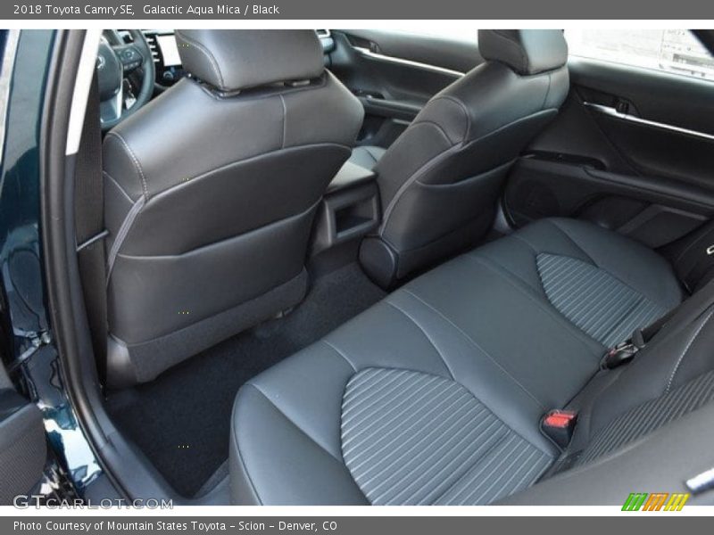 Galactic Aqua Mica / Black 2018 Toyota Camry SE
