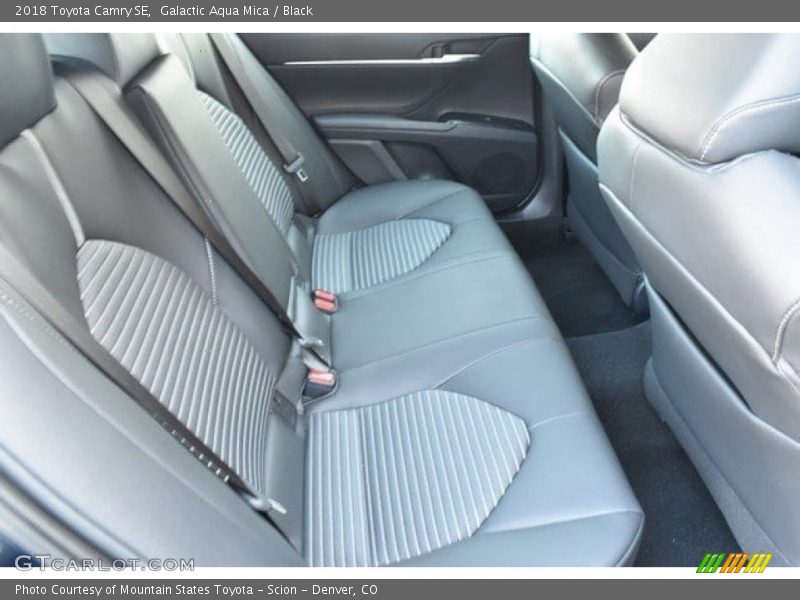 Galactic Aqua Mica / Black 2018 Toyota Camry SE