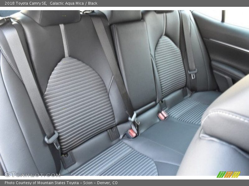Galactic Aqua Mica / Black 2018 Toyota Camry SE