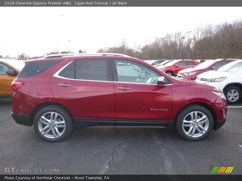 Cajun Red Tintcoat / Jet Black 2018 Chevrolet Equinox Premier AWD