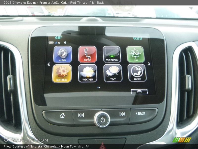 Controls of 2018 Equinox Premier AWD