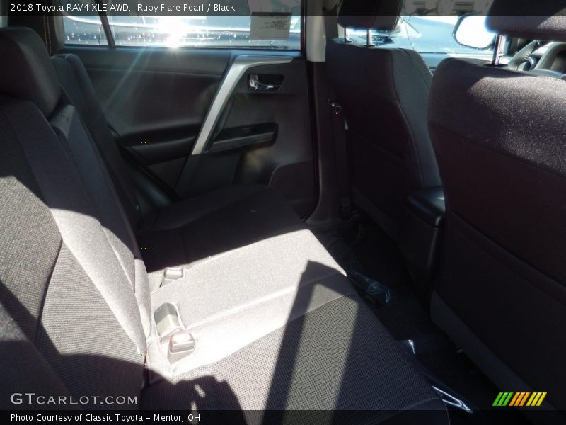 Ruby Flare Pearl / Black 2018 Toyota RAV4 XLE AWD