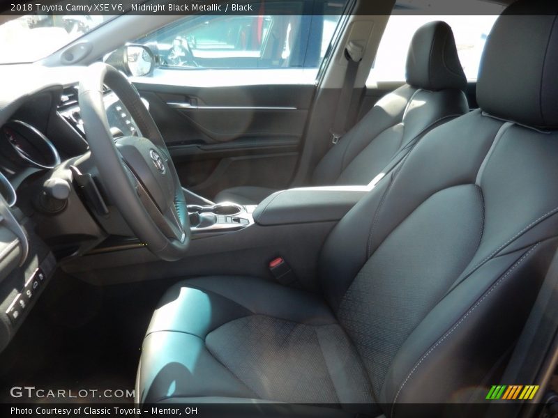 Midnight Black Metallic / Black 2018 Toyota Camry XSE V6