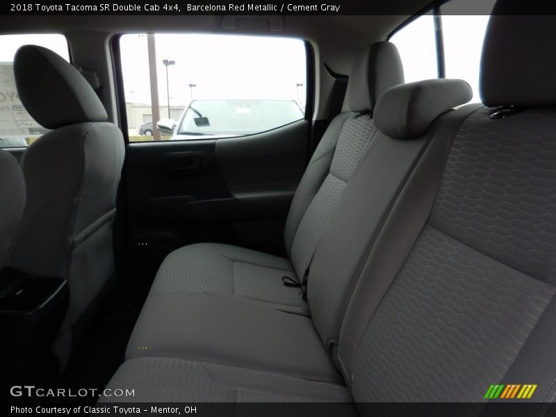 Barcelona Red Metallic / Cement Gray 2018 Toyota Tacoma SR Double Cab 4x4