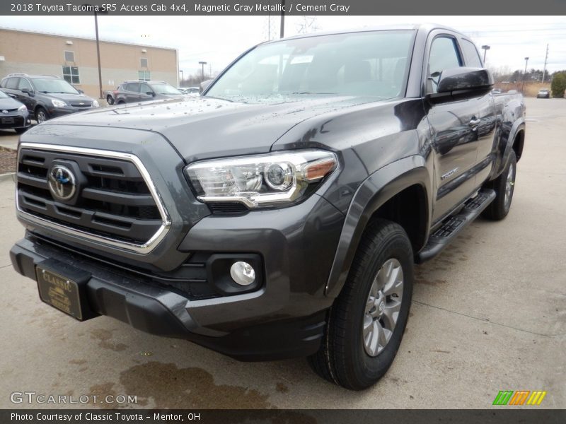 Magnetic Gray Metallic / Cement Gray 2018 Toyota Tacoma SR5 Access Cab 4x4