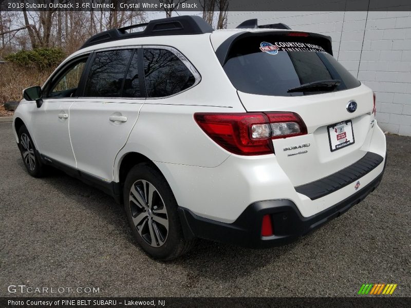 Crystal White Pearl / Black 2018 Subaru Outback 3.6R Limited
