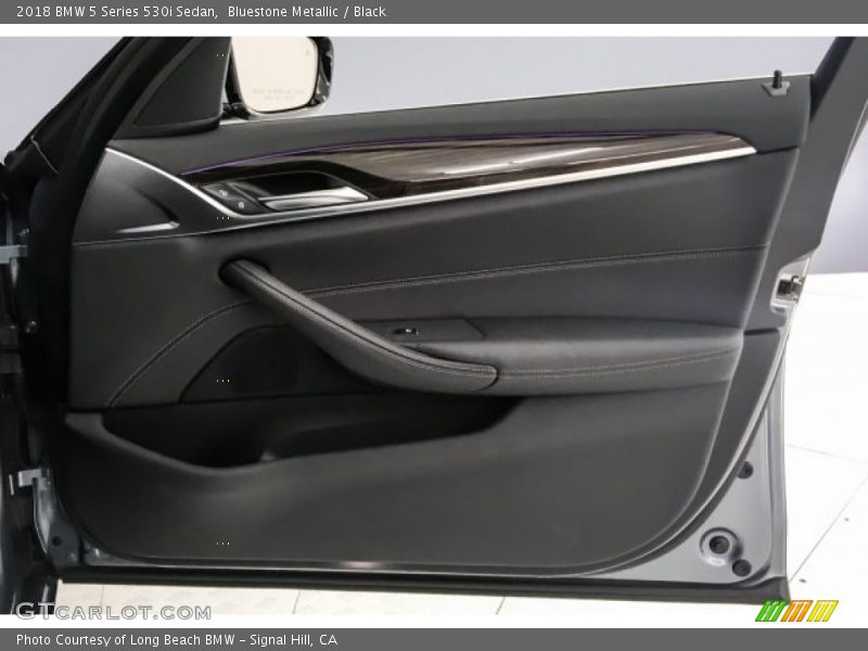 Bluestone Metallic / Black 2018 BMW 5 Series 530i Sedan