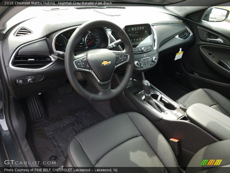 Nightfall Gray Metallic / Jet Black 2018 Chevrolet Malibu Hybrid