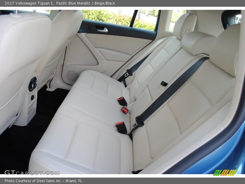 Pacific Blue Metallic / Beige/Black 2017 Volkswagen Tiguan S