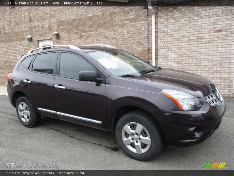 Black Amethyst / Black 2015 Nissan Rogue Select S AWD