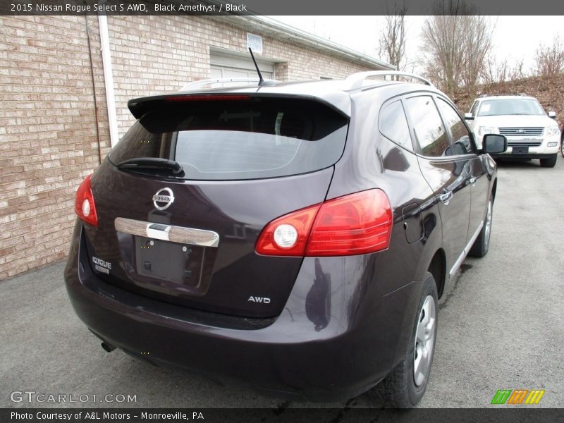 Black Amethyst / Black 2015 Nissan Rogue Select S AWD