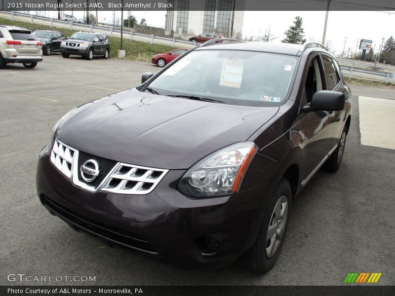 Black Amethyst / Black 2015 Nissan Rogue Select S AWD