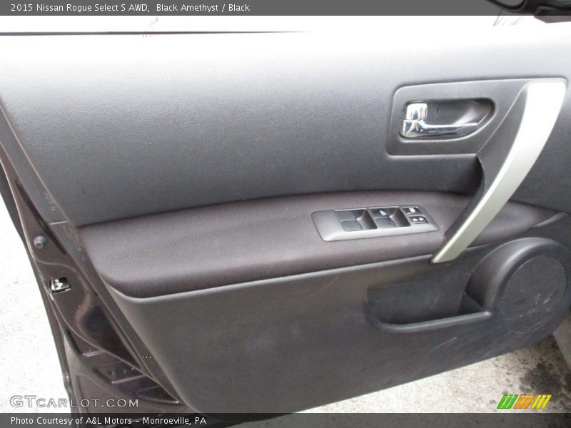 Black Amethyst / Black 2015 Nissan Rogue Select S AWD