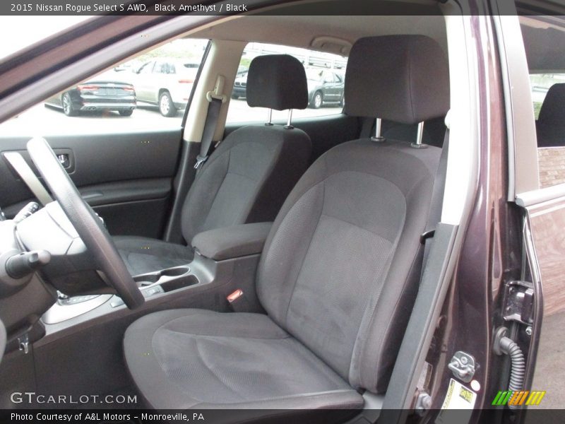 Black Amethyst / Black 2015 Nissan Rogue Select S AWD