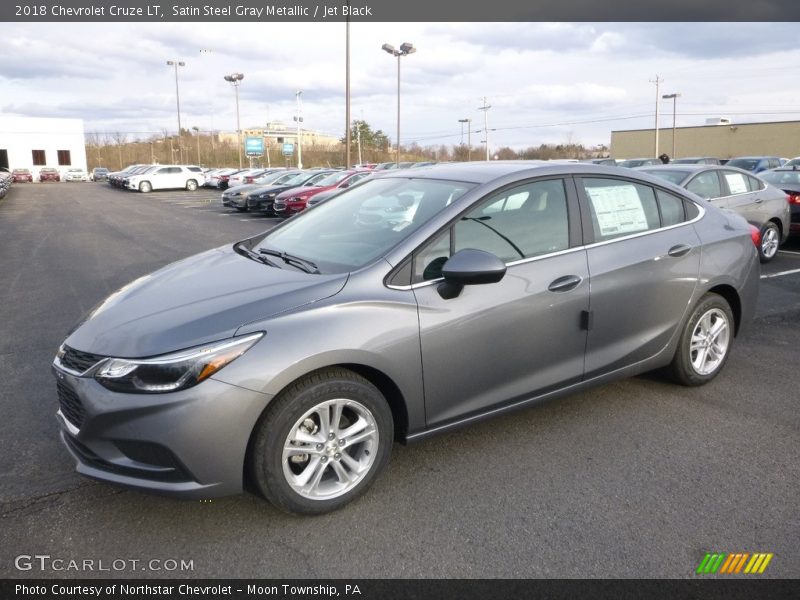 Satin Steel Gray Metallic / Jet Black 2018 Chevrolet Cruze LT