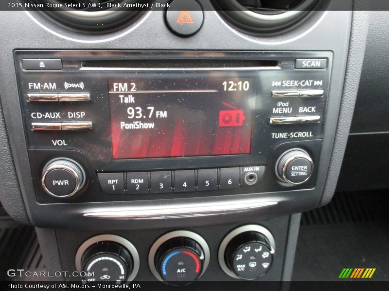 Black Amethyst / Black 2015 Nissan Rogue Select S AWD