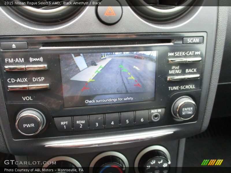 Black Amethyst / Black 2015 Nissan Rogue Select S AWD