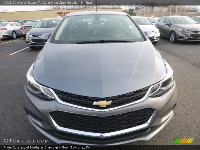 Satin Steel Gray Metallic / Jet Black 2018 Chevrolet Cruze LT