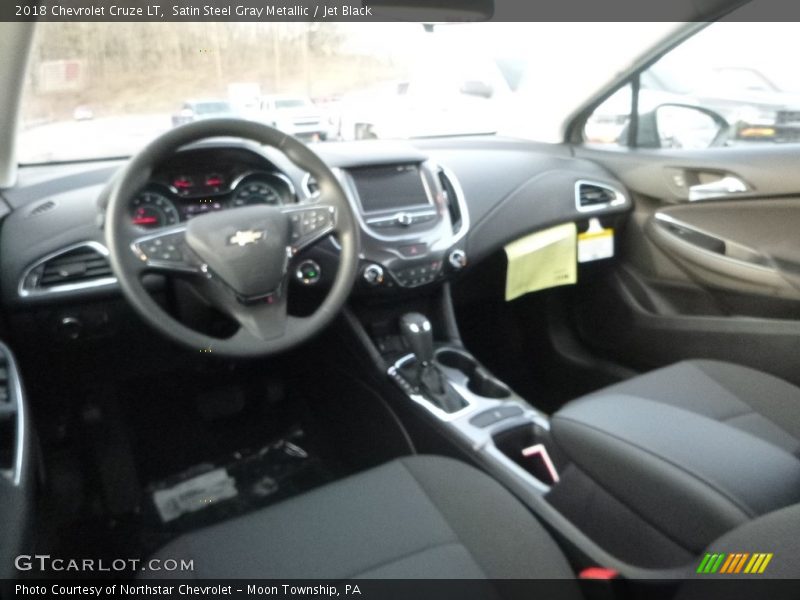 Satin Steel Gray Metallic / Jet Black 2018 Chevrolet Cruze LT