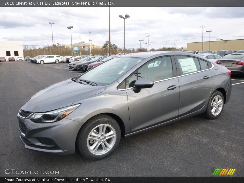 Satin Steel Gray Metallic / Jet Black 2018 Chevrolet Cruze LT