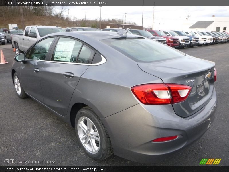 Satin Steel Gray Metallic / Jet Black 2018 Chevrolet Cruze LT