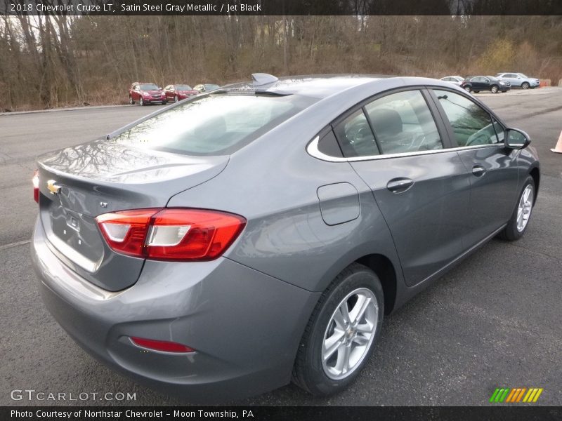 Satin Steel Gray Metallic / Jet Black 2018 Chevrolet Cruze LT