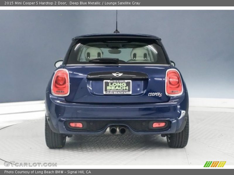 Deep Blue Metallic / Lounge Satellite Gray 2015 Mini Cooper S Hardtop 2 Door