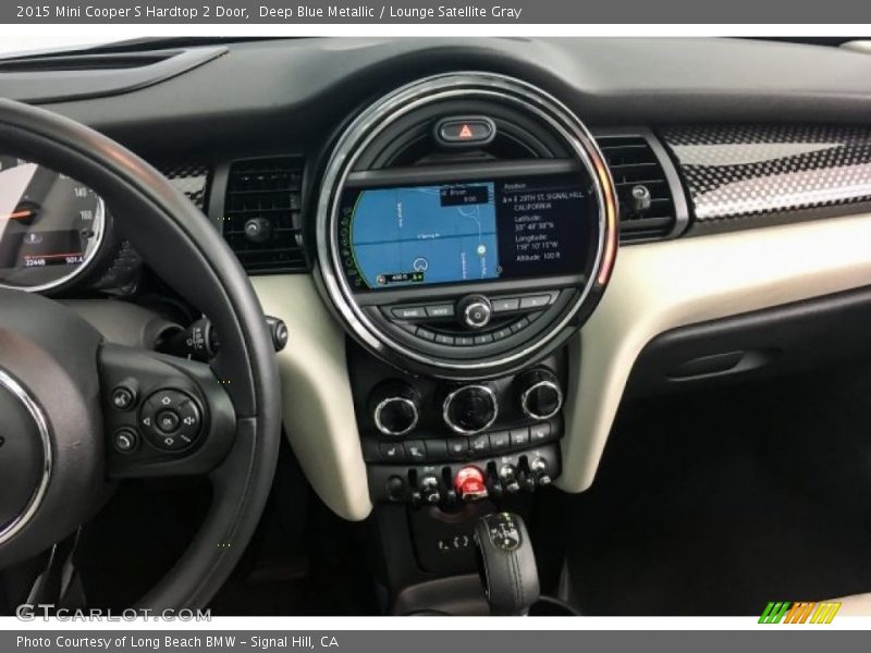 Deep Blue Metallic / Lounge Satellite Gray 2015 Mini Cooper S Hardtop 2 Door