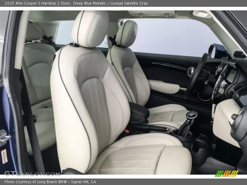 Deep Blue Metallic / Lounge Satellite Gray 2015 Mini Cooper S Hardtop 2 Door