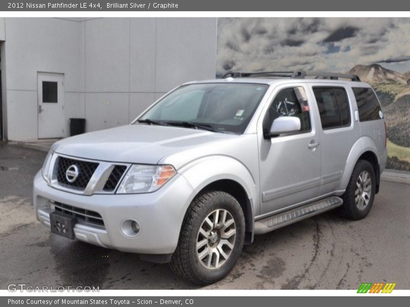 Brilliant Silver / Graphite 2012 Nissan Pathfinder LE 4x4