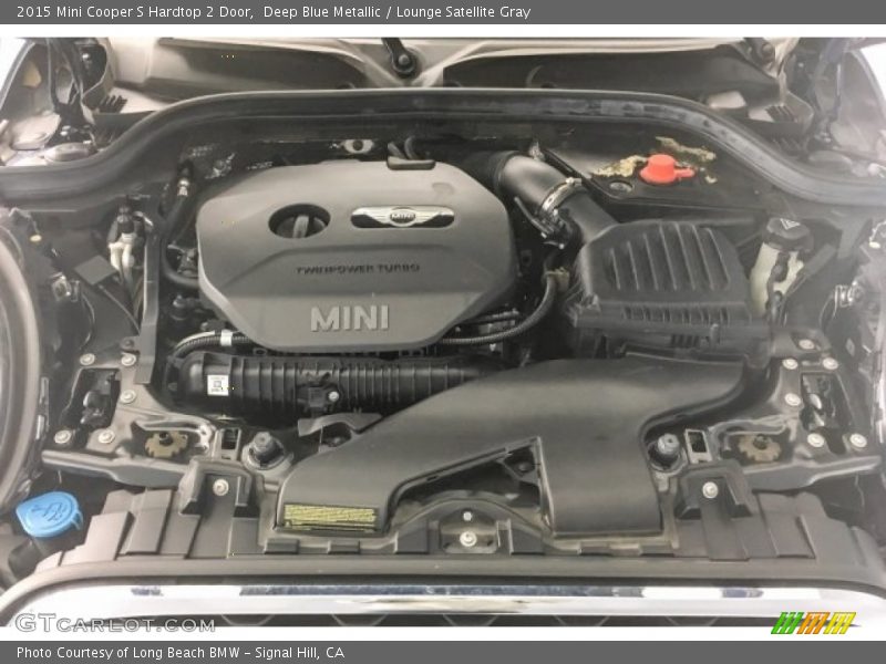 Deep Blue Metallic / Lounge Satellite Gray 2015 Mini Cooper S Hardtop 2 Door