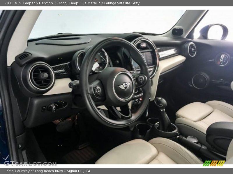 Deep Blue Metallic / Lounge Satellite Gray 2015 Mini Cooper S Hardtop 2 Door