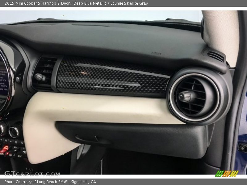 Deep Blue Metallic / Lounge Satellite Gray 2015 Mini Cooper S Hardtop 2 Door