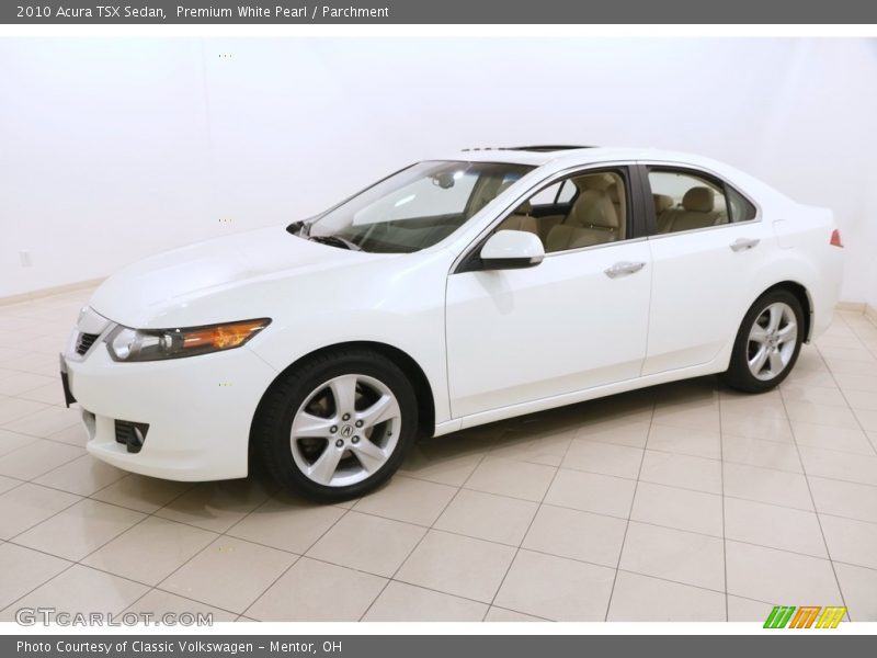 Premium White Pearl / Parchment 2010 Acura TSX Sedan