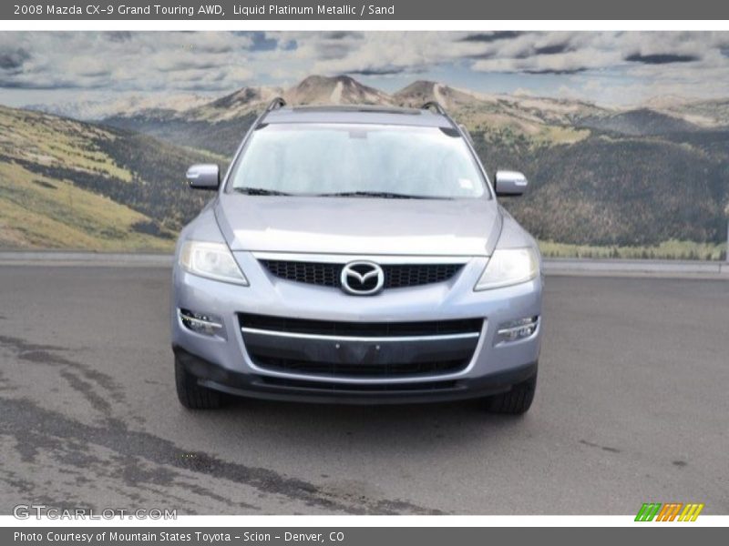 Liquid Platinum Metallic / Sand 2008 Mazda CX-9 Grand Touring AWD