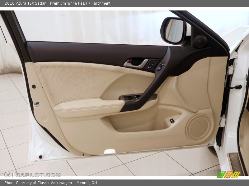 Premium White Pearl / Parchment 2010 Acura TSX Sedan