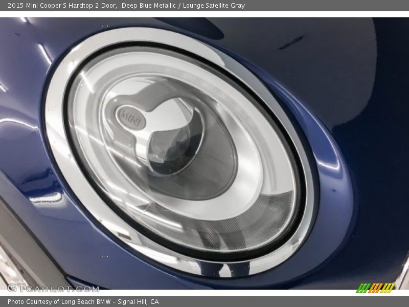 Deep Blue Metallic / Lounge Satellite Gray 2015 Mini Cooper S Hardtop 2 Door